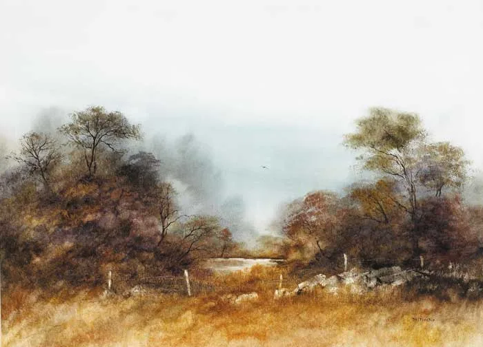 Phyllis del Vecchio, RAIN IN THE WEST, watercolour
