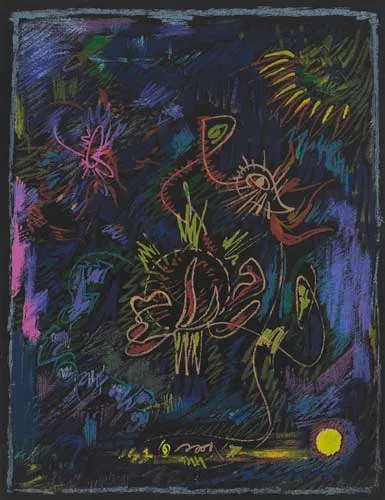 SURREALIST COMPOSITION by André Masson, circa 1970, lithograph in colours (no. 19 from an edition of 150), sold May 2008