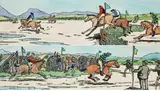 Jack Butler Yeats, THE STRAND RACES: THE START AND THE FINISH (A PAIR)