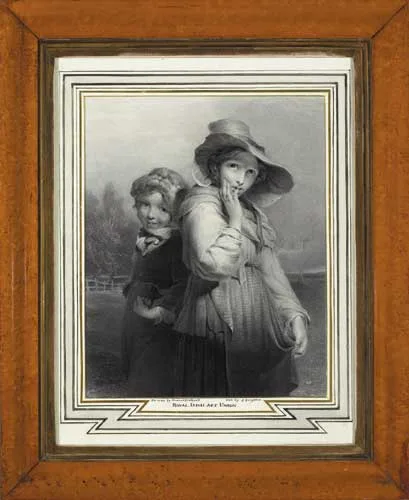 Richard Rothwell, THE YOUNG MENDICANT'S NOVICATE, 1841, steel engraving