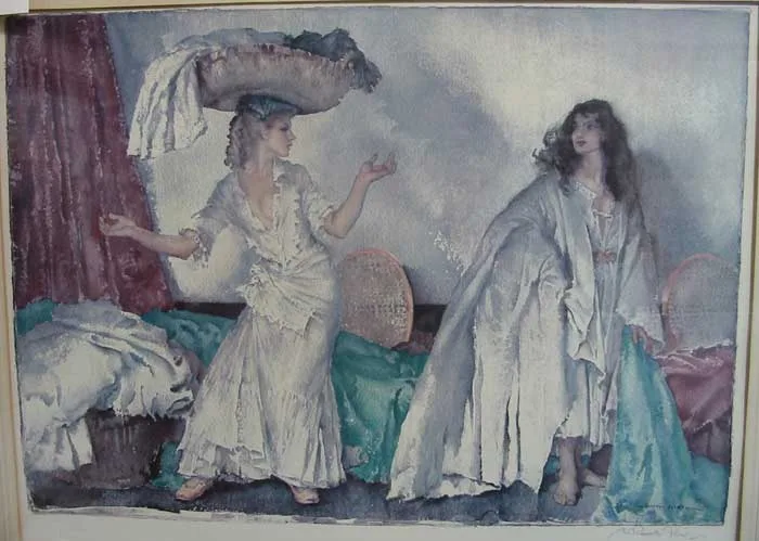 BALANCE by William Russell Flint, colour print published by Frost & Reed, London, 1963, offered May 2008