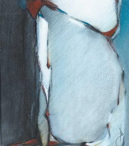 MISSING I by Paul Swan, pastel on paper, sold Dec 2007