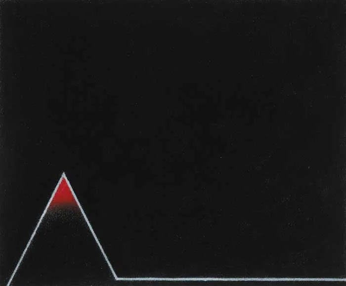 Cecil King, PEAK III, pastel on paper