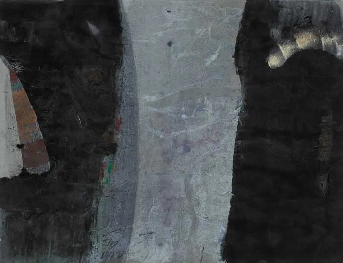 UNTITLED by Tony O'Malley, 1992, mixed media on paper, offered Dec 2007