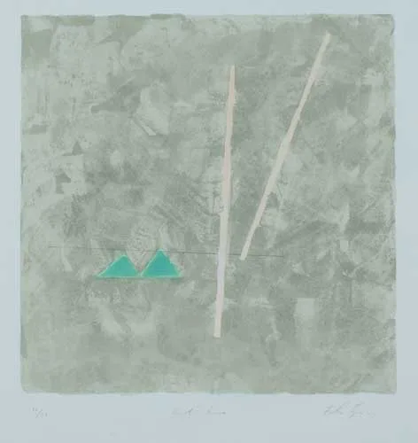 LAND LINE by Felim Egan, lithograph (no. 30 from an edition of 32), sold Dec 2007