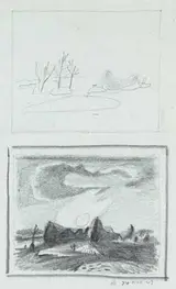 Colin Middleton, TWO LANDSCAPE STUDIES