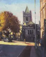Norman Teeling, CHRISTCHURCH CATHEDRAL FROM DAME STREET, DUBLIN