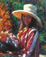Norman Teeling, GIRL IN A SUN HAT