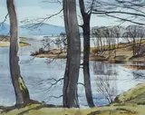 Tom Nisbet, LAKE AT BLESSINGTON, COUNTY WICKLOW