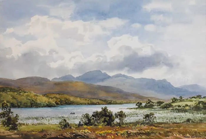 GLENLOUGH, COUNTY DONEGAL by Frank Egginton, 1958, watercolour, sold Dec 2007