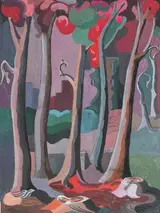 Sylvia Margaret Phillips, TREES IN A LANDSCAPE