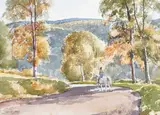 Tom Nisbet, AUTUMN AT THE PINE FOREST