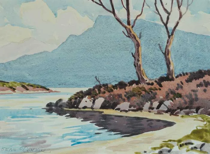 ON THE UPPER LAKE, KILLARNEY by Seán O'Connor, watercolour, sold Dec 2007