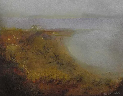 George Walsh, DISTANT SURF, mixed media