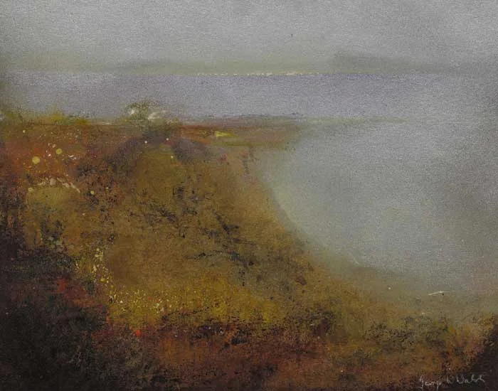 George Walsh, DISTANT SURF, mixed media