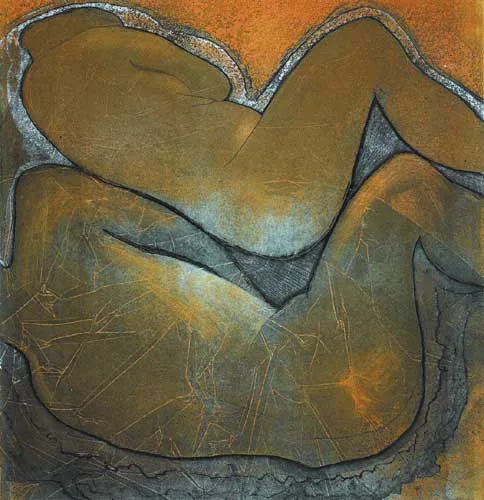 Margaret Arthur, DORMANT, etching (no. 8 from an edition of 25)