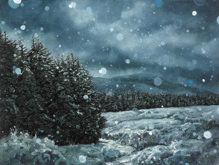 WAKING UP by David G. King, 2005, oil on canvas, sold Dec 2007