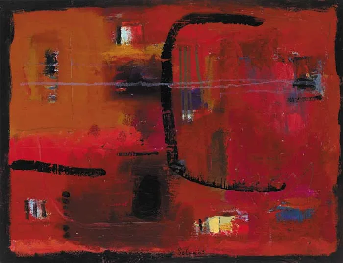 Selma McCormack, RETICENCE, 2005, acrylic on paper