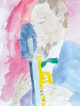 Piet Sluis, JAZZ MUSICIAN and FACE, 2003 (A PAIR)