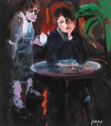 George Dunne, WOMAN IN A CAFE