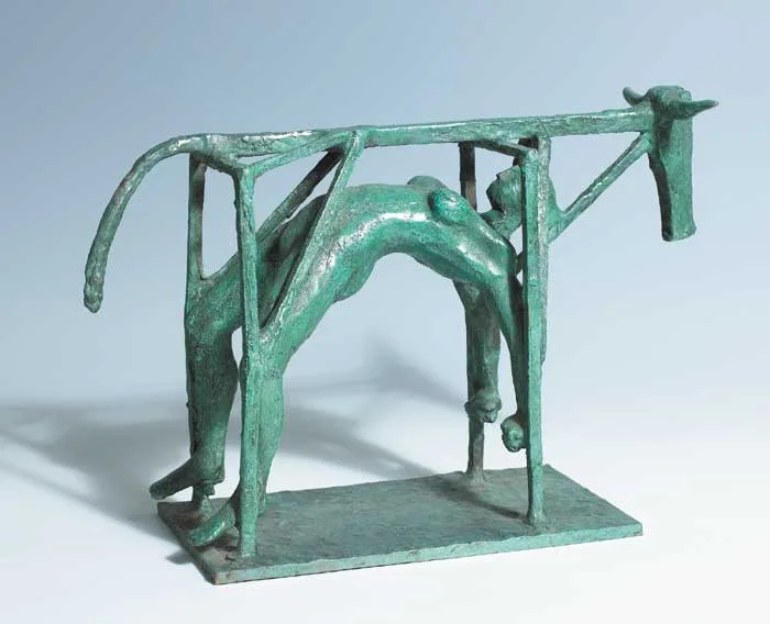 PASIPHAE by Éamonn O'Doherty, 1996, bronze; unique, sold Apr 2008