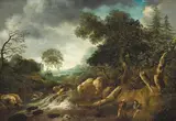 William Sadler II, LANDSCAPE AND RIVER SCENE WITH EEL FISHERS