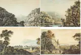 John Henry Campbell, FOUR VIEWS OF BRAY AND THE SUGARLOAF, COUNTY WICKLOW