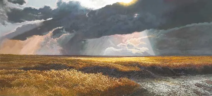 ECHOES by Trevor Geoghegan, 1985, oil on canvas, sold Feb 2008