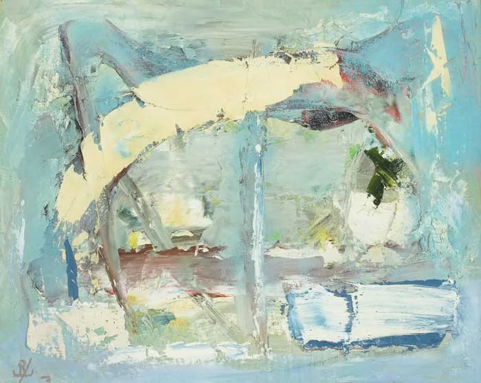 THROUGH A WINDOW, (SPANISH THEME) by John Kingerlee, 2007, oil on board, sold Feb 2008
