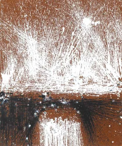 Patrick Scott, SPUME, tempera on hardboard