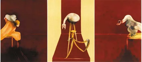 Francis Bacon, SECOND VERSION OF TRIPTYCH, 1989, lithographs (no. 2 from an edition of 60)
