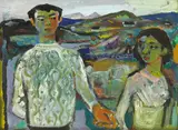 YOUNG COUPLE IN A LANDSCAPE, Whyte's 2008