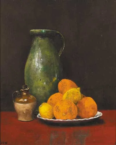 John Crampton Walker, GREEN AND GOLD, oil on canvas