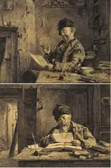 Erskine Nicol, BALANCE ON THE RIGHT SIDE and BALANCE ON THE WRONG SIDE (A PAIR)