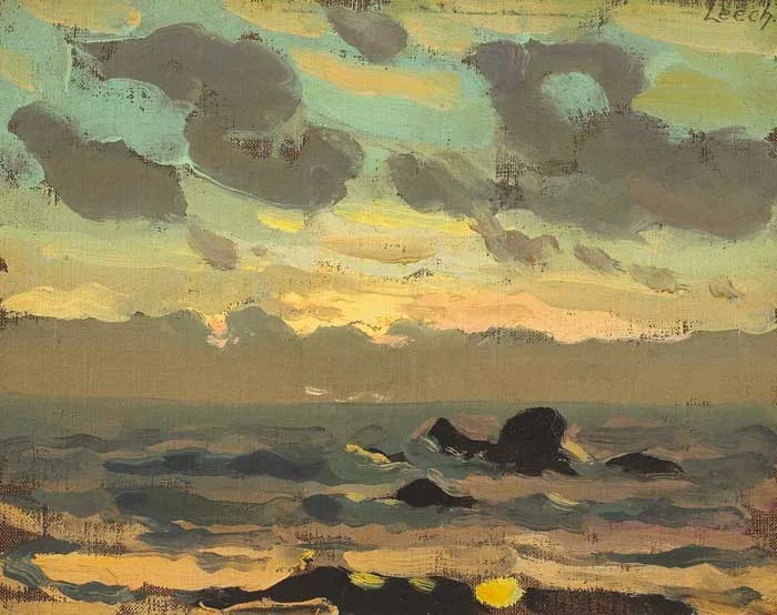 SEASCAPE SKETCH by William John Leech, oil on canvas laid on board, sold Feb 2008