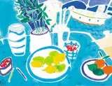 Nicholas Hely Hutchinson, TABLE ARRANGEMENT WITH FISHING BOAT