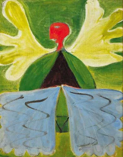 SELF PORTRAIT by Stephen Gilbert, 1944, oil on canvas, sold Feb 2008