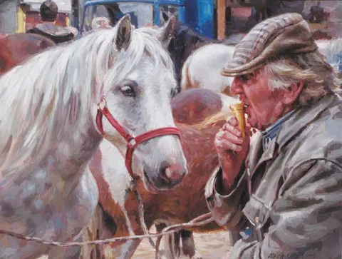Mark O'Neill, A SHARED DESIRE, 2004, oil on board