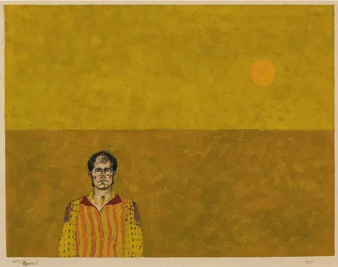 Pat Harris, SELF PORTRAIT, 1977, oil on paper