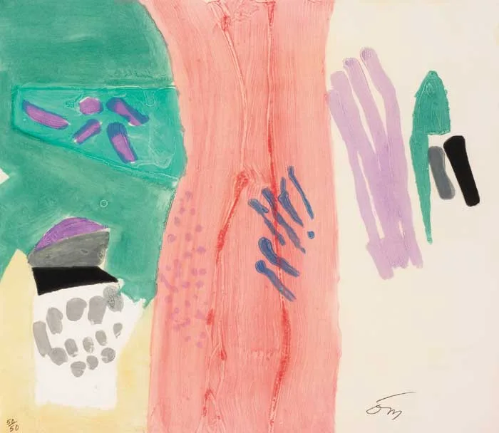 MAQUEZ by Tony O'Malley, carborundum print (no. 50 from an edition of 50), offered May 2007