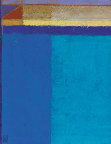 NERJA NO. 14 by Joe Dunne, 2002, tempera on paper, sold May 2007
