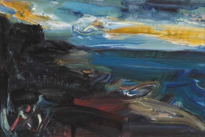SEA AND CLOUD by Peter Collis, oil on canvas, sold May 2007