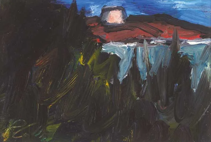 DALKEY ISLAND II by Peter Collis, oil on board, sold May 2007