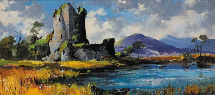 Kenneth Webb, ROSS CASTLE, KILLARNEY, gouache
