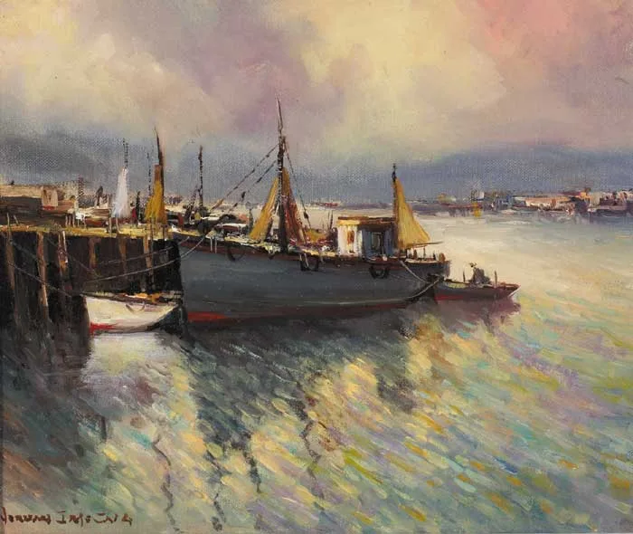 RENVYLE, CONNEMARA by Norman J. McCaig, oil on canvas, sold May 2007
