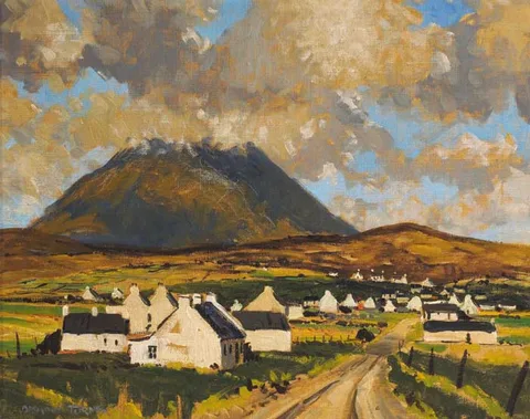 Desmond Turner, CROAGH PATRICK, COUNTY MAYO, oil on canvas