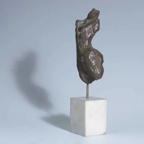 Tom Fitzgerald, FEMALE NUDE, 1974, cast bronze on a marble base