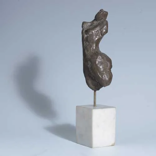 Tom Fitzgerald, FEMALE NUDE, 1974, cast bronze on a marble base