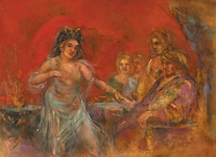SALOME by Stella Steyn, oil on canvas, offered May 2007