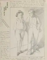 William Orpen, SELF PORTRAIT WITH BIDDY FOSTER